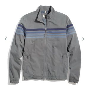 Freeman Stretch Twill Windbreaker in Medium Grey
